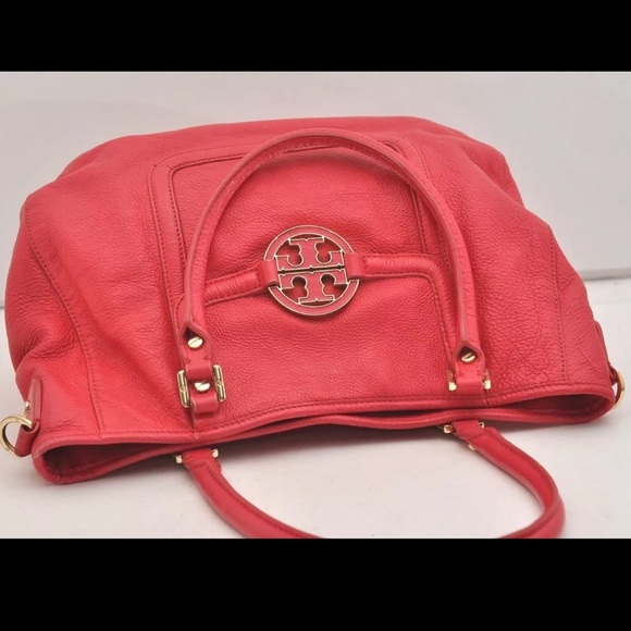 TORY BURCH Carnival Red Amanda Leather 2Way Shoulder/Hobo Tote Bag | PRELOVED ❤️ - Picture 6 of 16